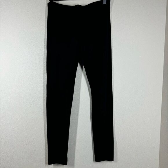 JOSEPH Semi Sheer Black Leggings Tights Pull On Pants Size Medium - Picture 1 of 6